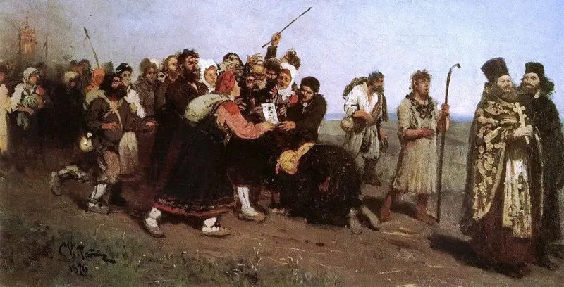 Procesja religijna - Ilya Repin