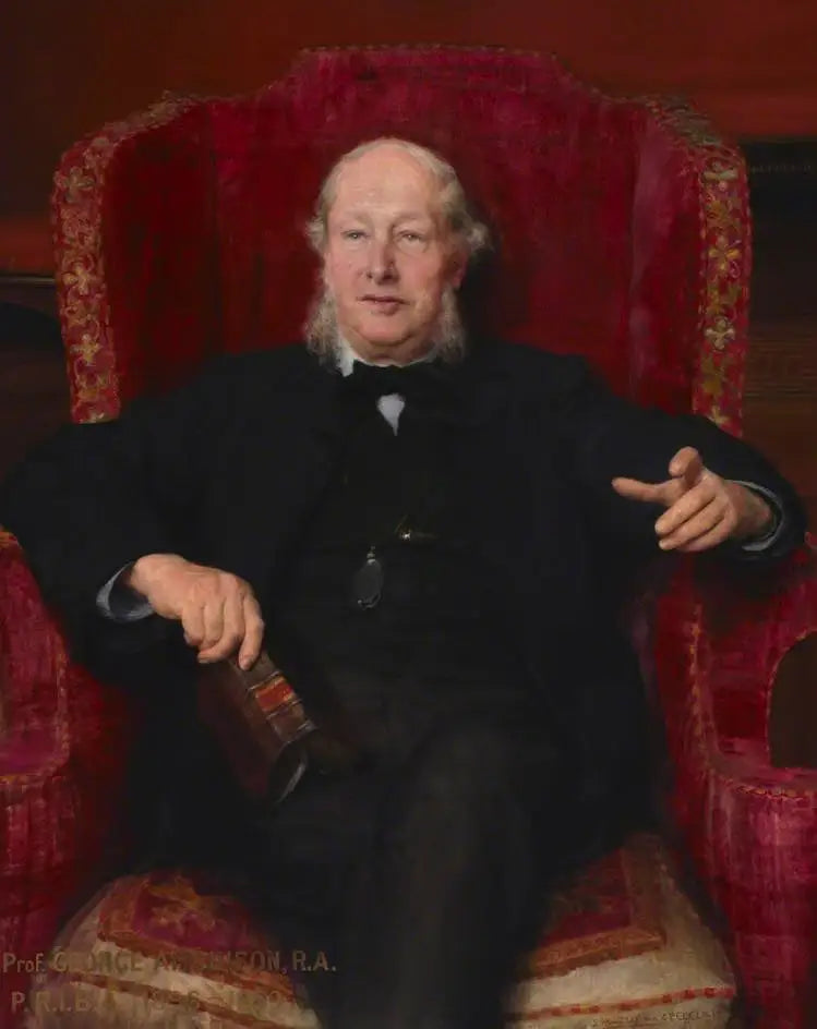 Profesor George Aitchison (1825–1910), RA, RGM, PRIBA - Lawrence Alma-Tadema