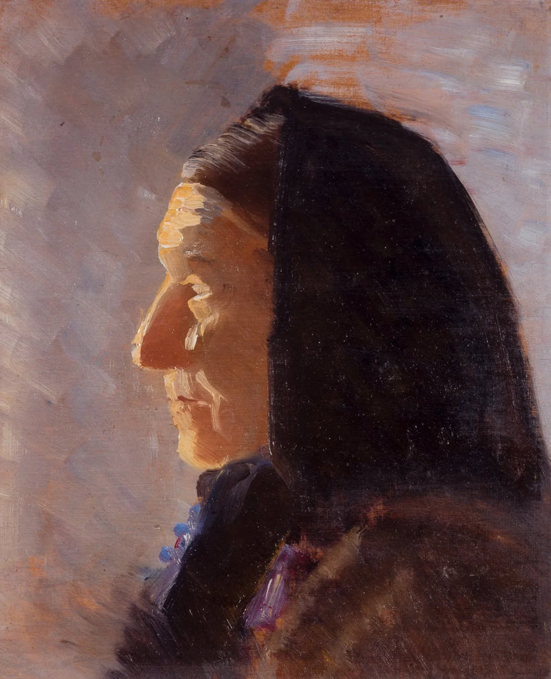 Profil kobiety z Skagen - Anna Ancher