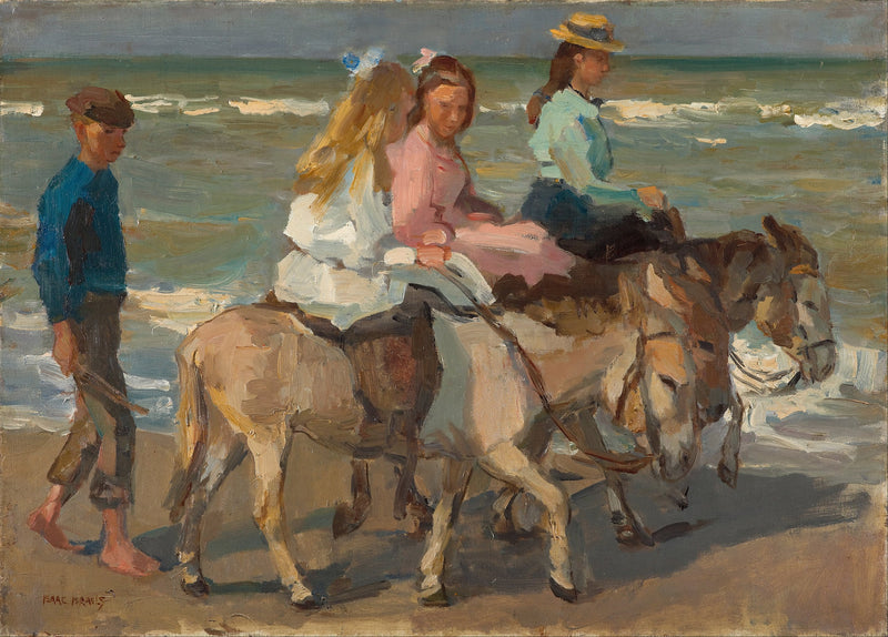 Przechadzka na osiołku - Isaac Israëls