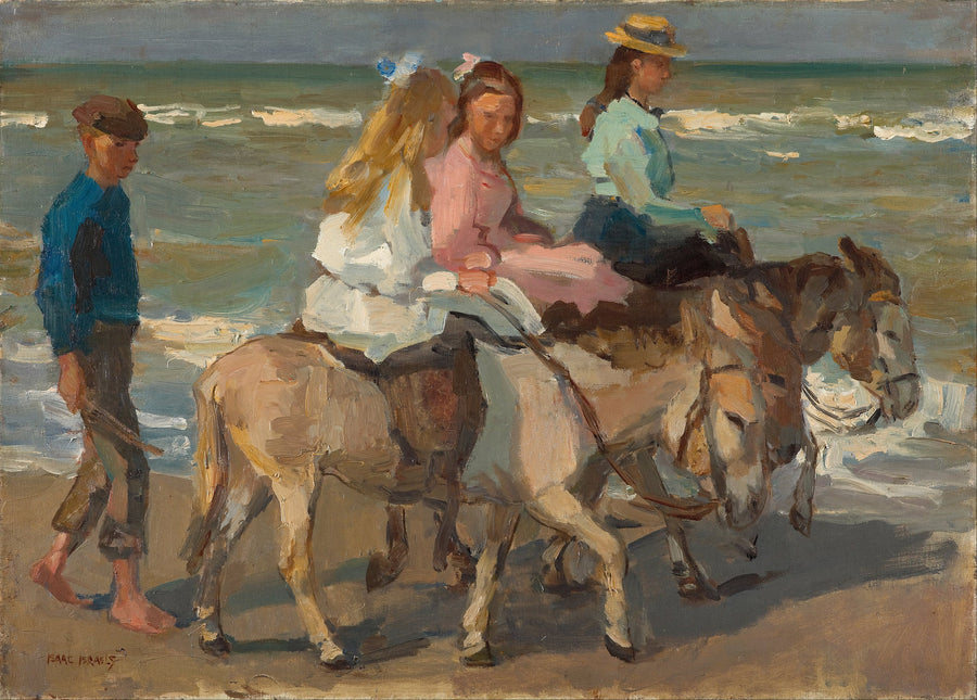 Przechadzka na osiołku - Isaac Israëls