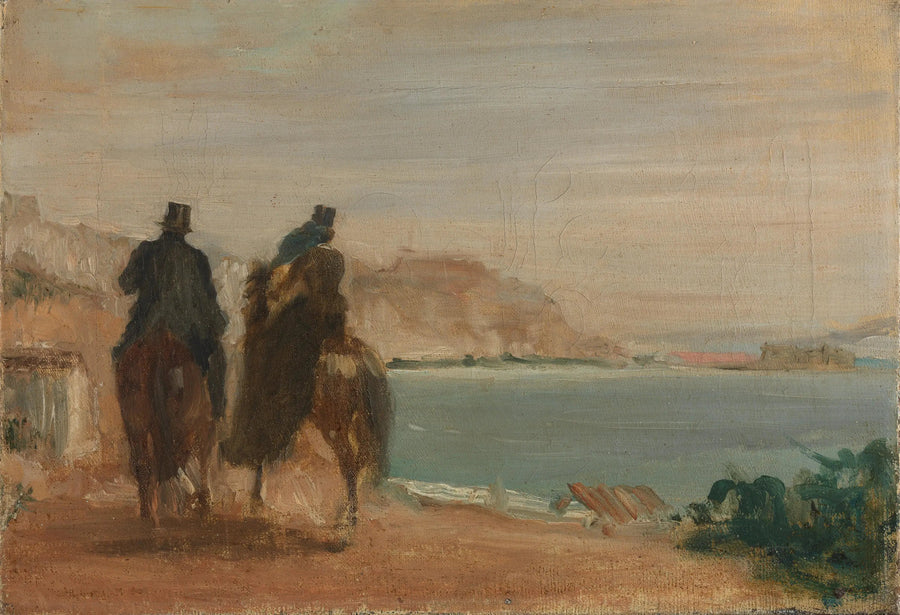 Spacer nad morzem - Edgar Degas