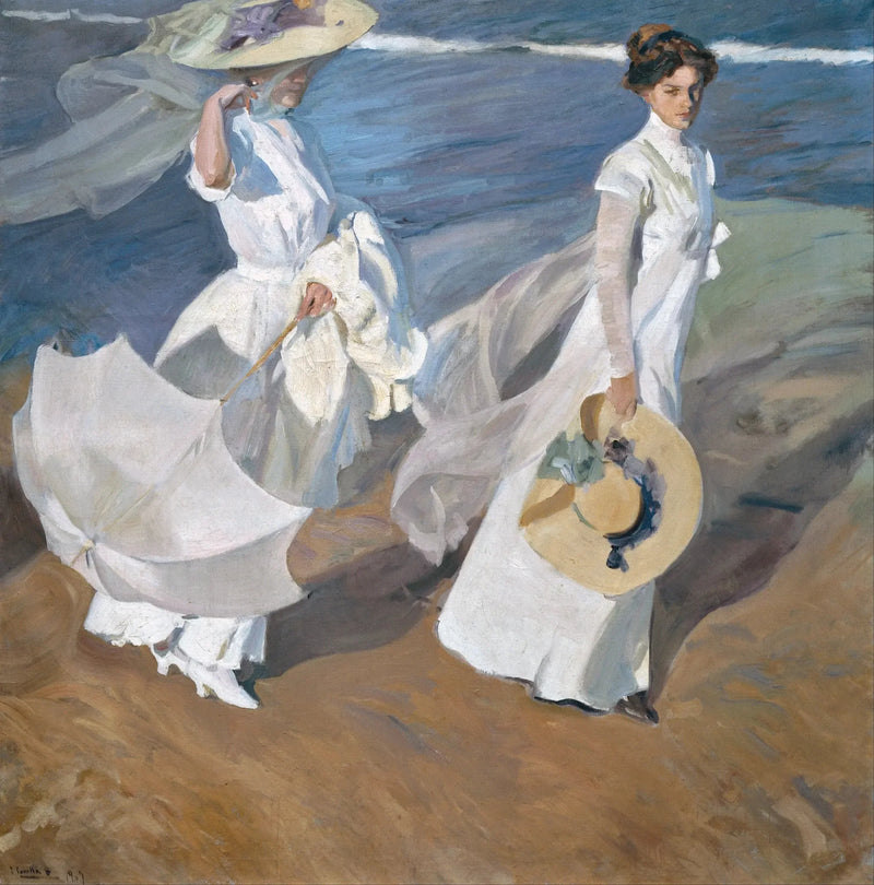 Spacer nad morzem - Joaquín Sorolla