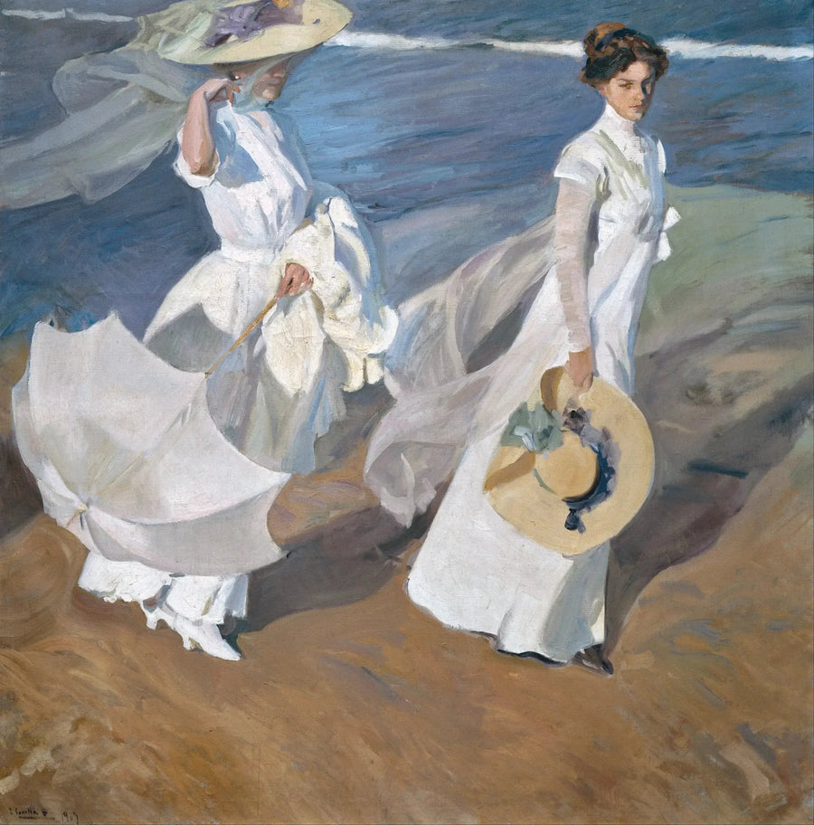 Spacer nad morzem - Joaquín Sorolla
