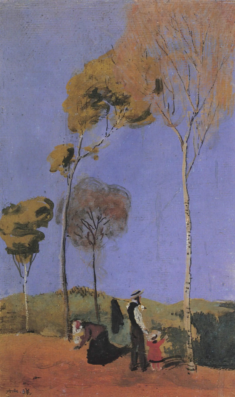 Spacer z dzieckiem - August Macke