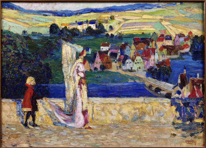 Spacer (Szkic) - Wasilij Kandinsky