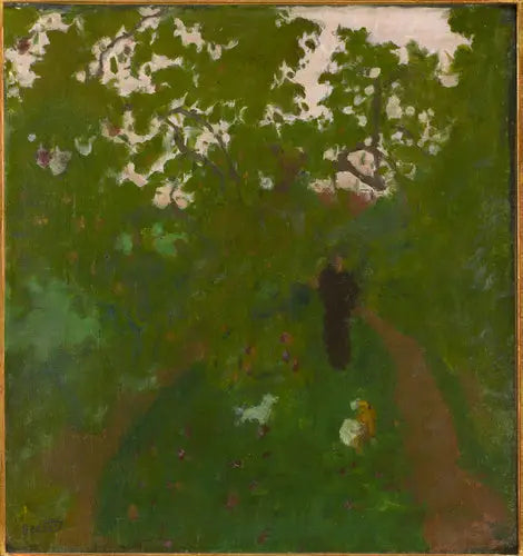 Spacer w ogrodzie - Pierre Bonnard