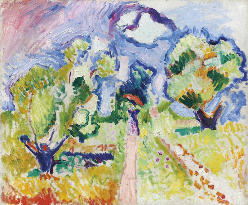 Spacer wśród oliwek - Henri Matisse