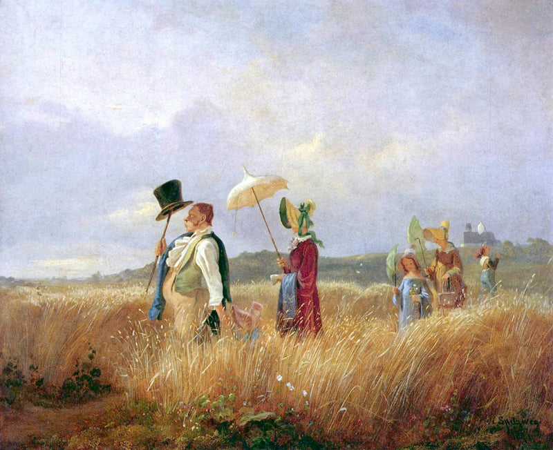 Spacer niedzielny - Carl Spitzweg