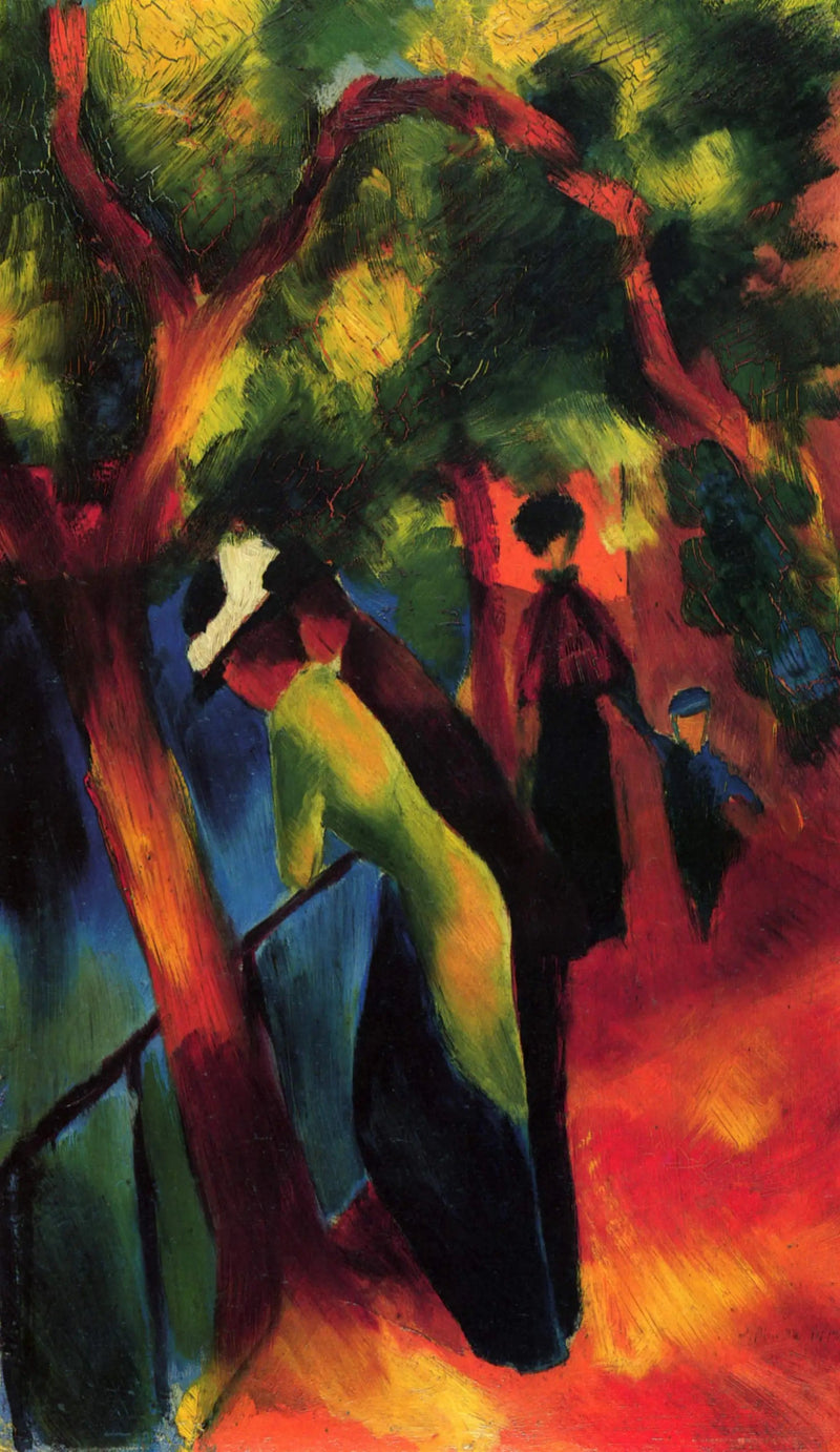 Słoneczny spacer - August Macke