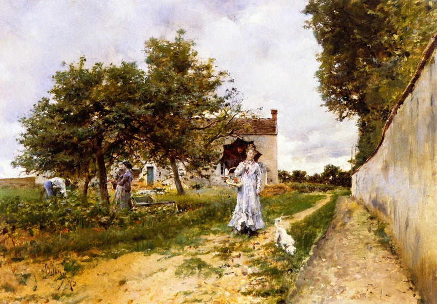 Poranna przechadzka - Giovanni Boldini
