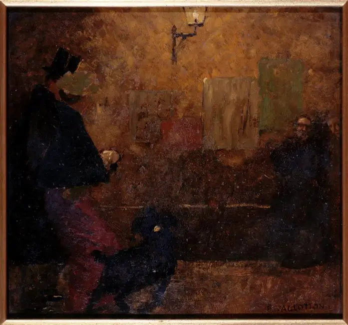 Nocny spacer - Félix Vallotton