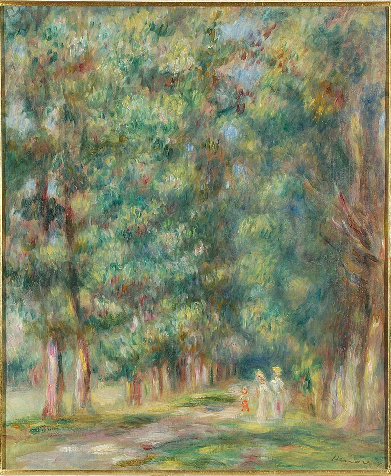 Spacer, las - Pierre-Auguste Renoir