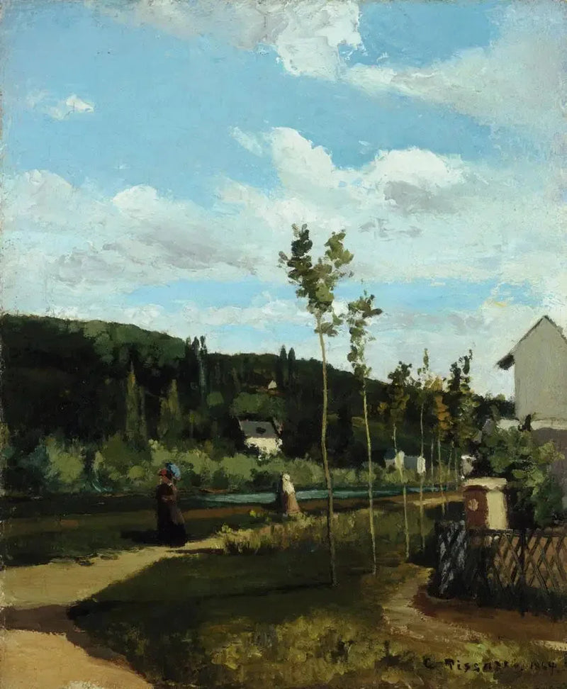 Spacer po ścieżce, La Varenne-Saint-Hilaire - Camille Pissarro