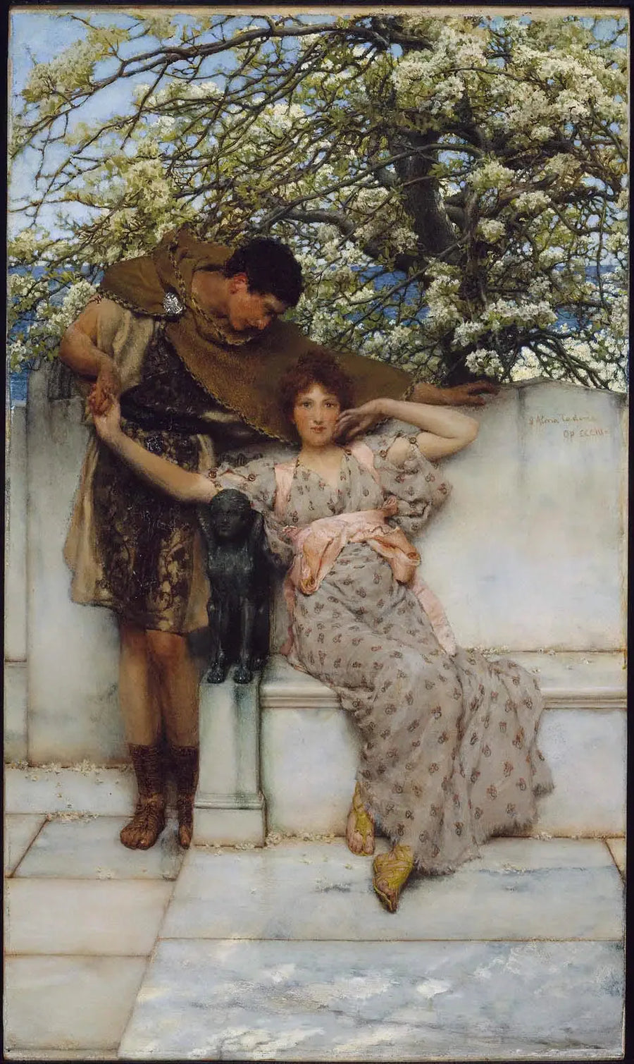 Obietnica wiosny - Lawrence Alma-Tadema
