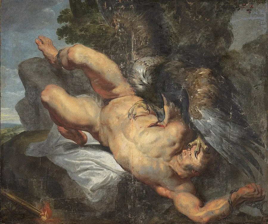 Prometeusz związany z orłem - Peter Paul Rubens