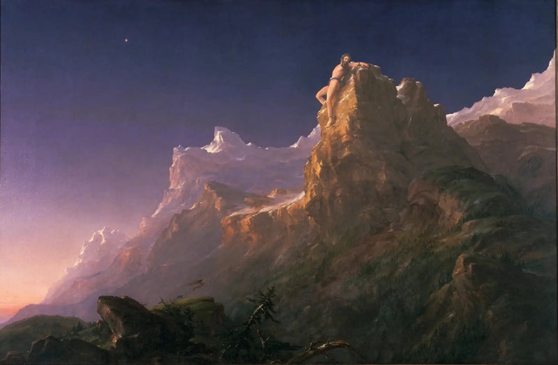 Prometeusz związany - Thomas Cole