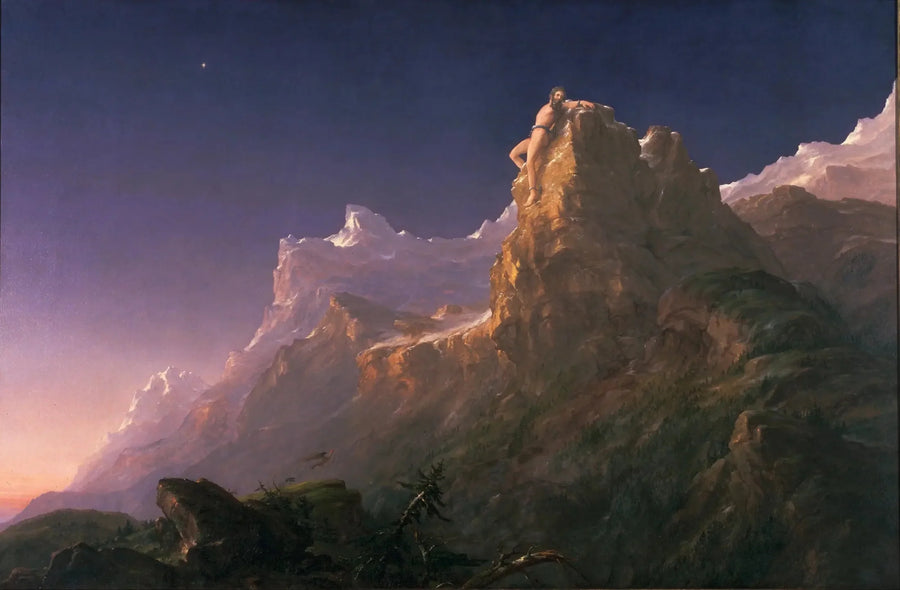 Prometeusz związany - Thomas Cole