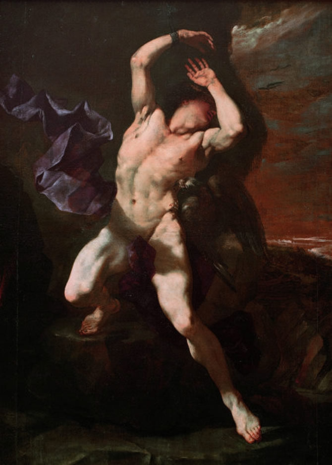 Prometeusz - Luca Giordano