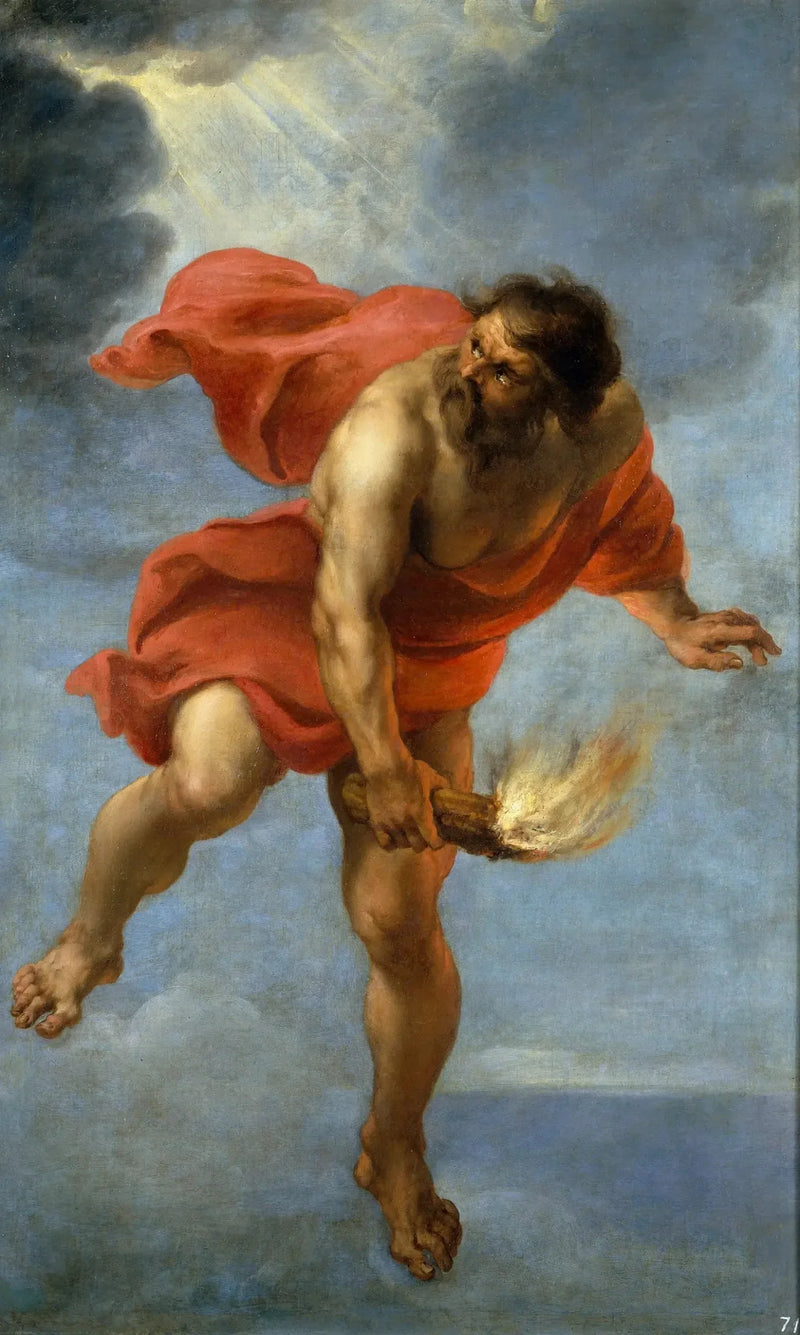 Prometeusz z ogniem - Peter Paul Rubens