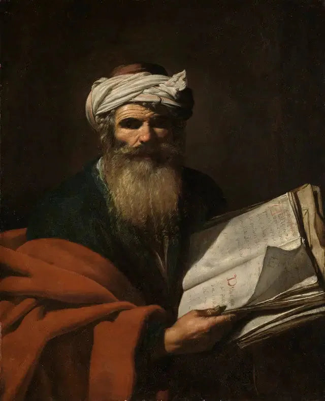 Prorok z książką - Caravaggio