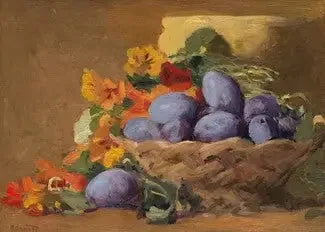 Czerwone śliwki - Pierre Bonnard
