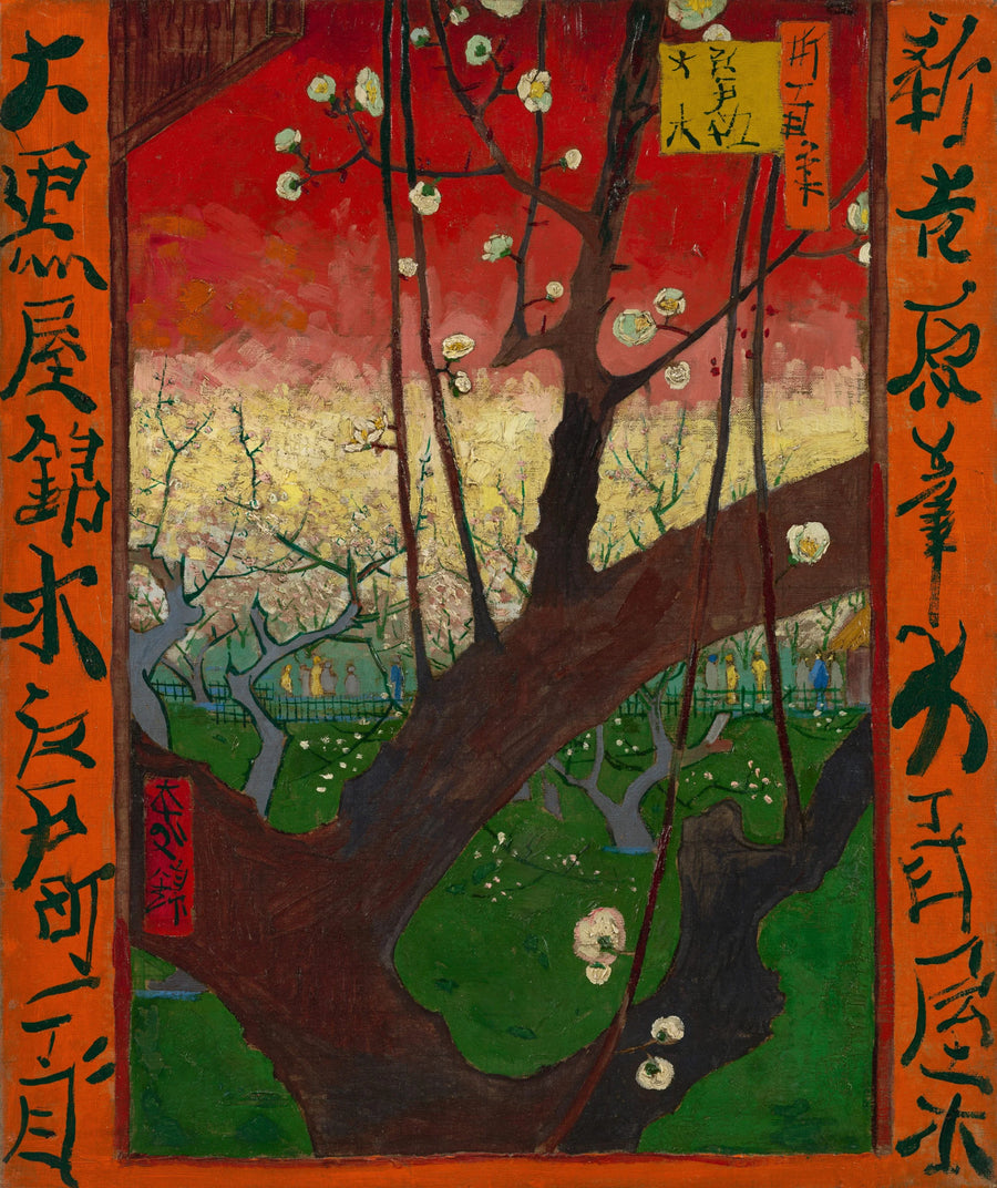 Śliwa kwitnąca, według Hiroshige - Vincent van Gogh