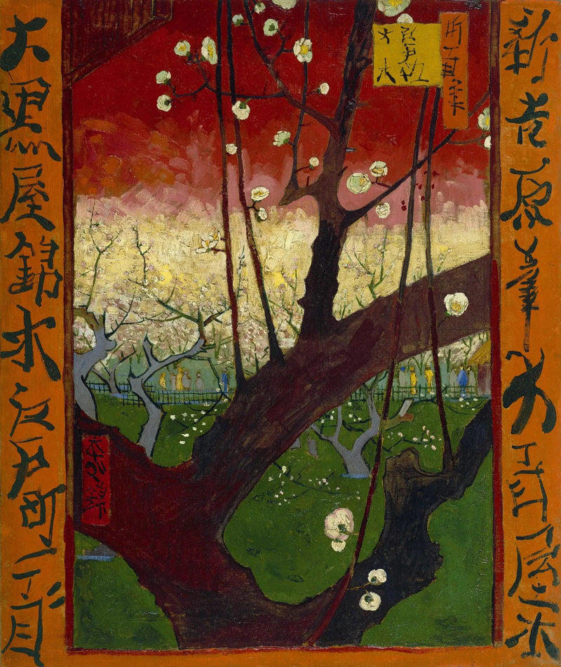 Śliwa kwitnąca, według Hiroshige - Vincent van Gogh