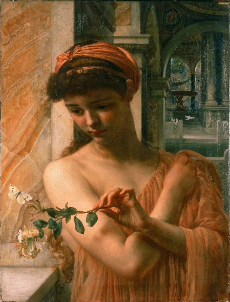 Psyché w Świątyni Miłości - Edward Poynter