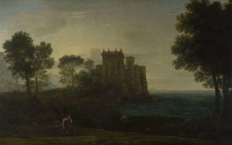 Psyché przed pałacem Miłości - Claude Lorrain