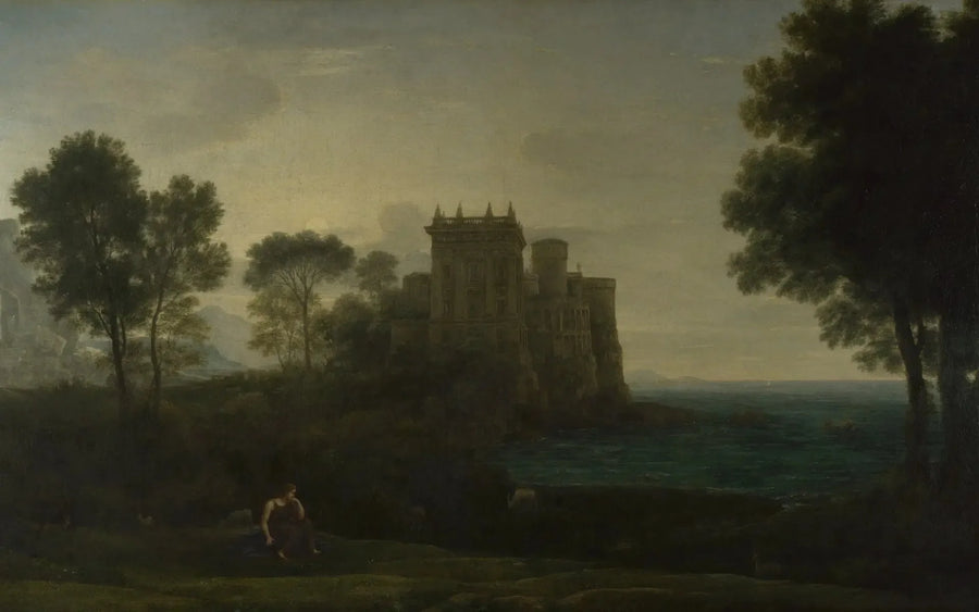 Psyché przed pałacem Miłości - Claude Lorrain