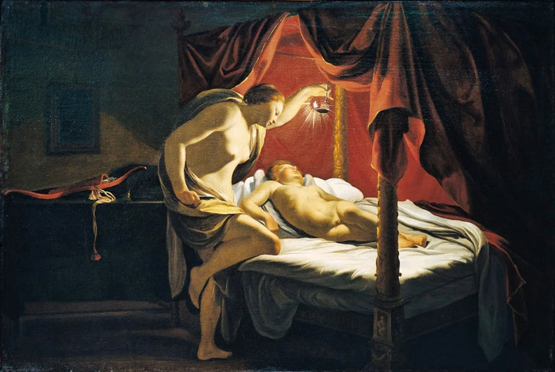 Psyché i Miłość - Simon Vouet