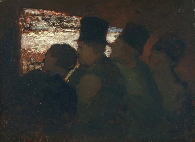 Publiczność teatru - Honoré Daumier