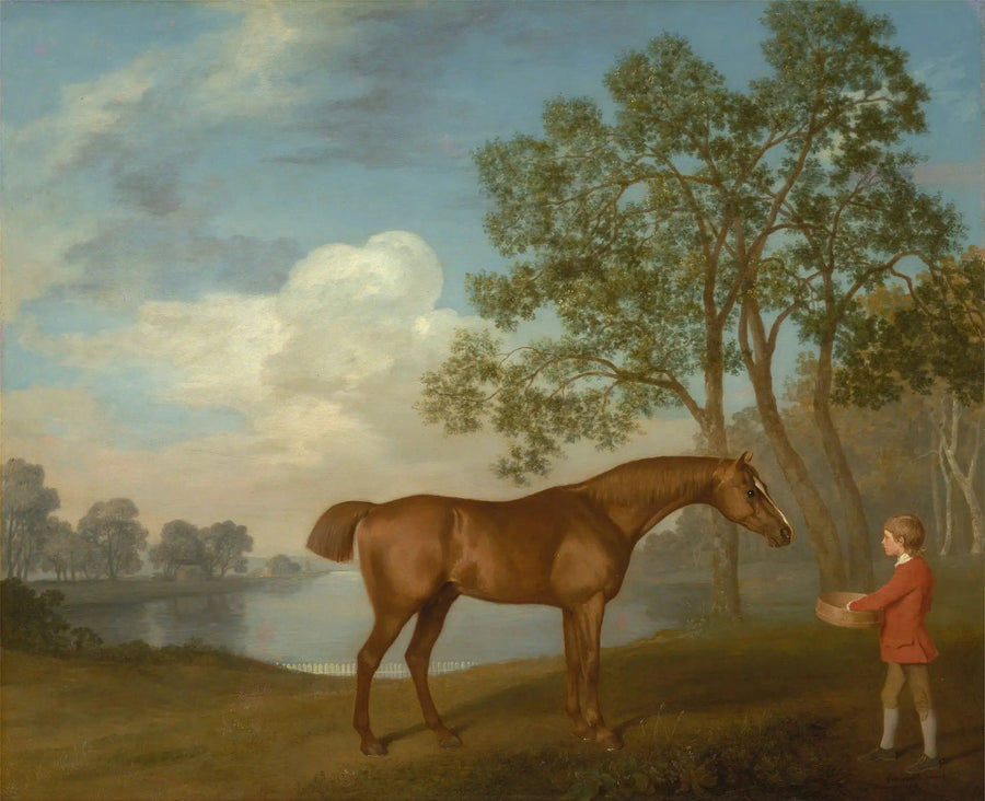 Dynia z chłopcem z stajni - George Stubbs
