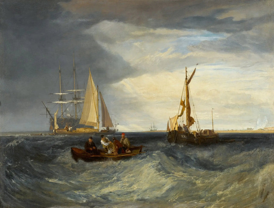 Purfleet i brzeg Essexu widziany z Long Reach - J. M. W. Turner