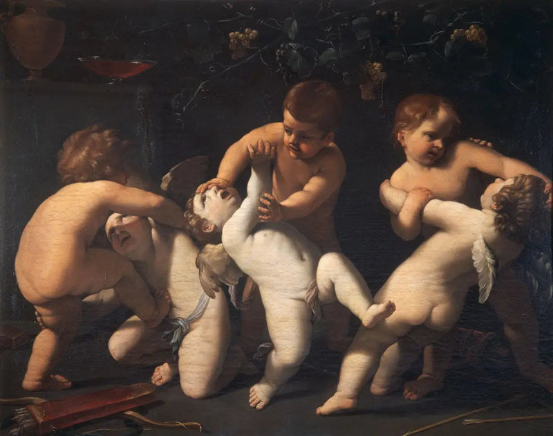 Walczące putti - Guido Reni