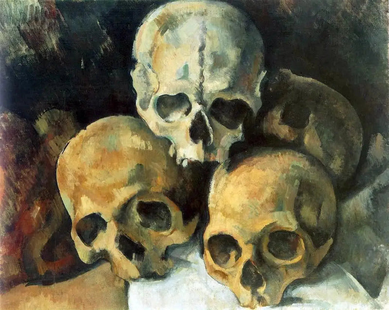 Piramida czaszek - Paul Cézanne