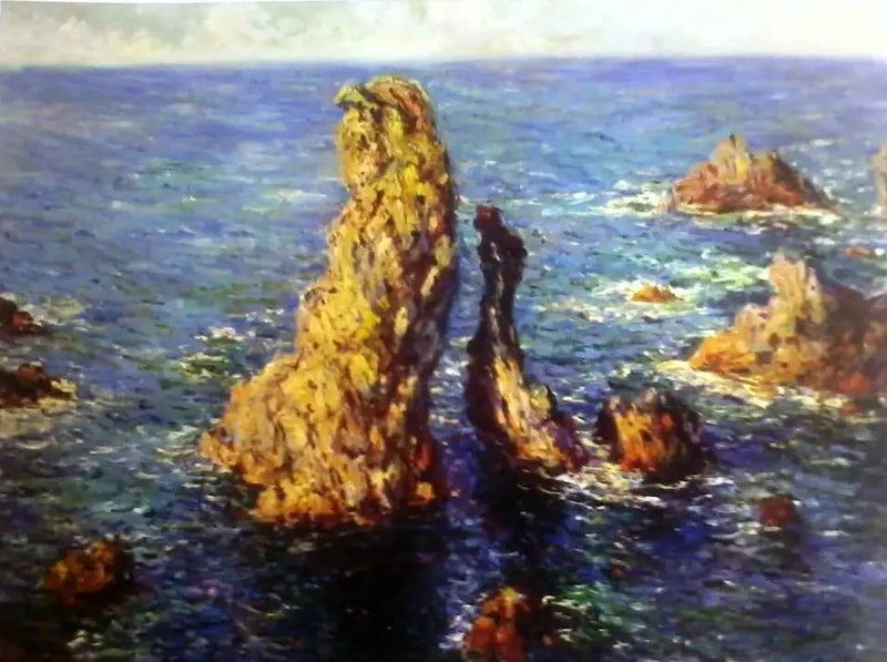 Piramidy Port-Coton W1085 - Claude Monet