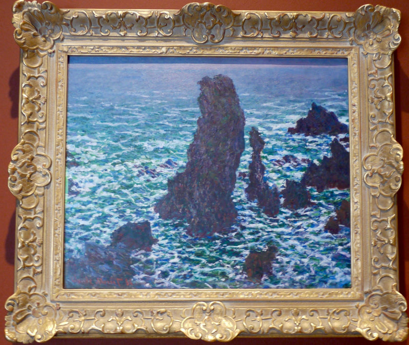 Piramidy w Port-Coton W1086 - Claude Monet