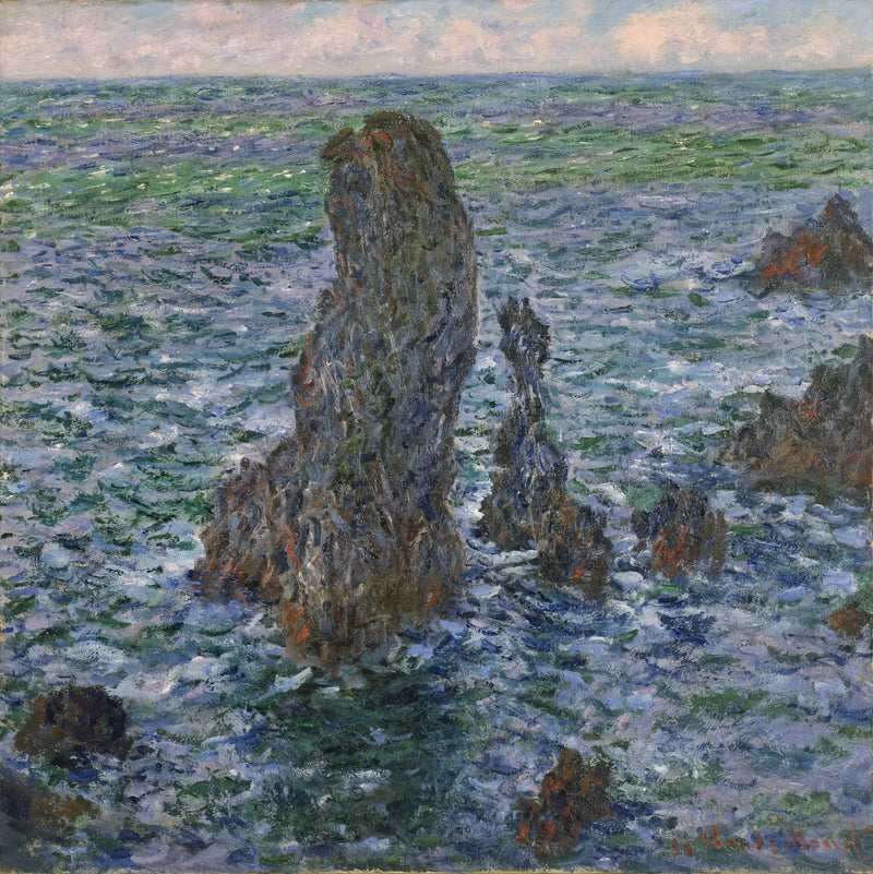 Piramidy Port-Coton W1087 - Claude Monet