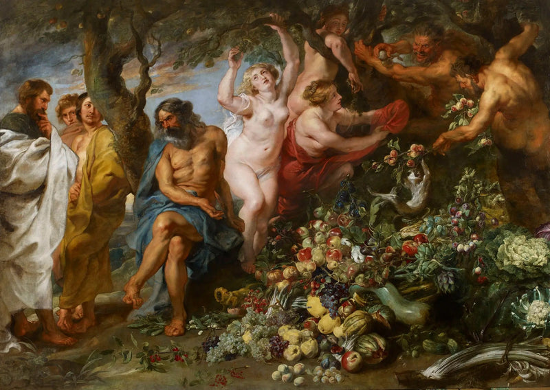 Pitagoras głoszący wegetarianizm - Peter Paul Rubens