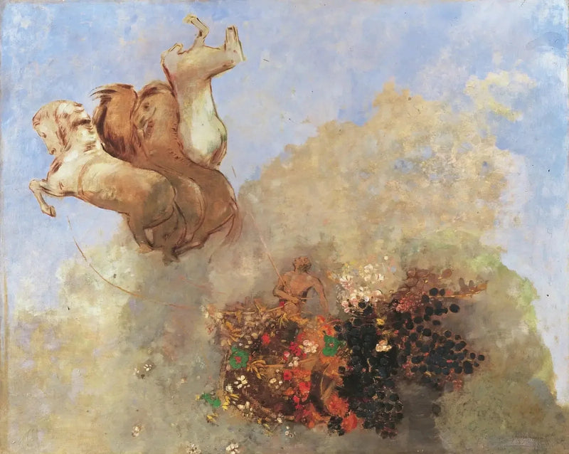 Quadriga, rydwan Apolla - Odilon Redon
