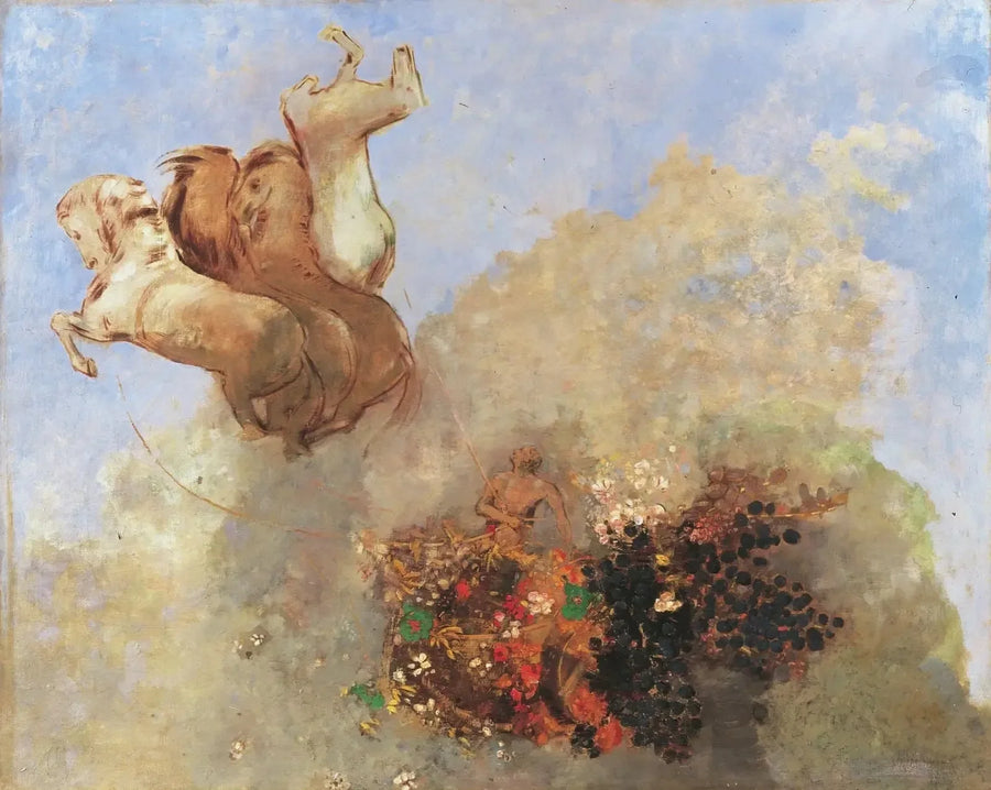 Quadriga, rydwan Apolla - Odilon Redon