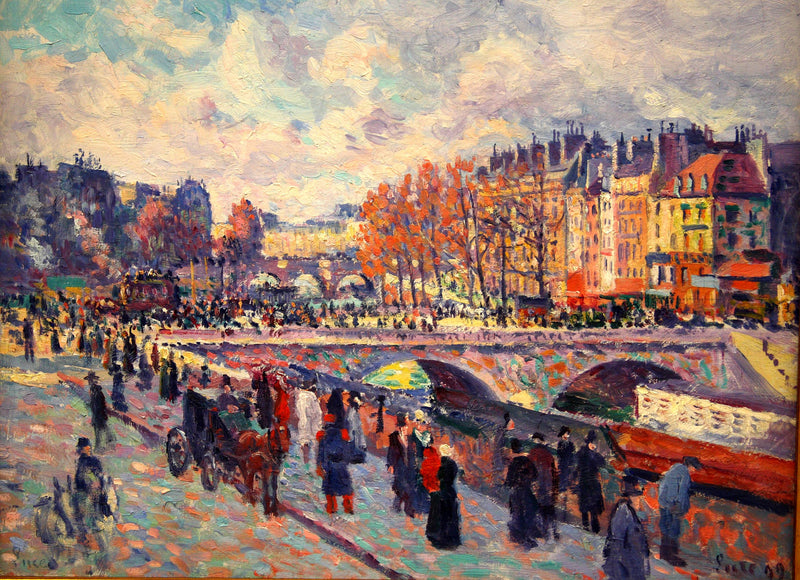 Quais de Seine à Paris - Maximilien Luce