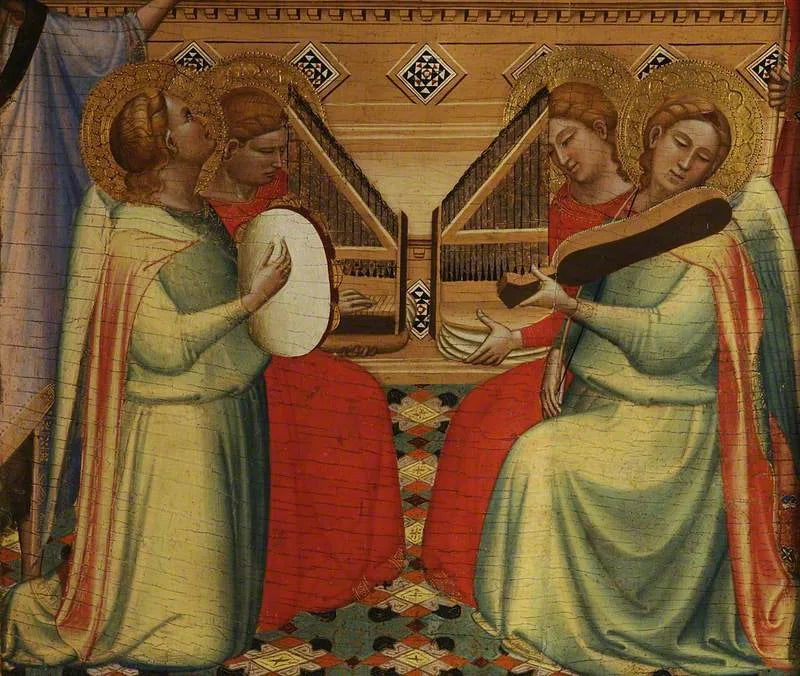 Czterech aniołów muzyków - Bernardo Daddi