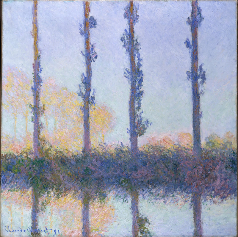 Cztery drzewa W1309 - Claude Monet