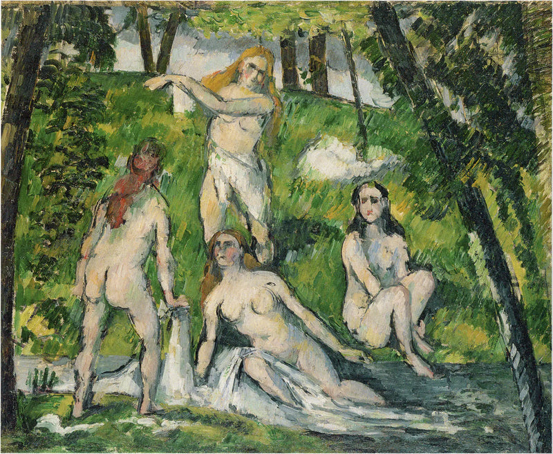 Cztery kąpiące się - Paul Cézanne