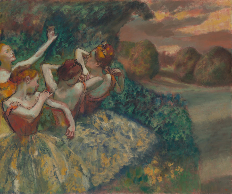 Quatre danseurs - Edgar Degas