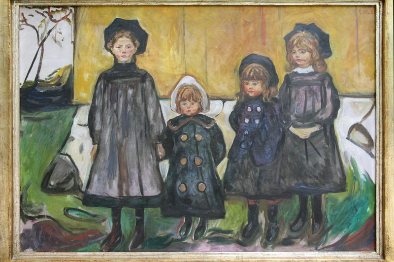 Cztery dziewczyny w Åsgårdstrand - Edvard Munch