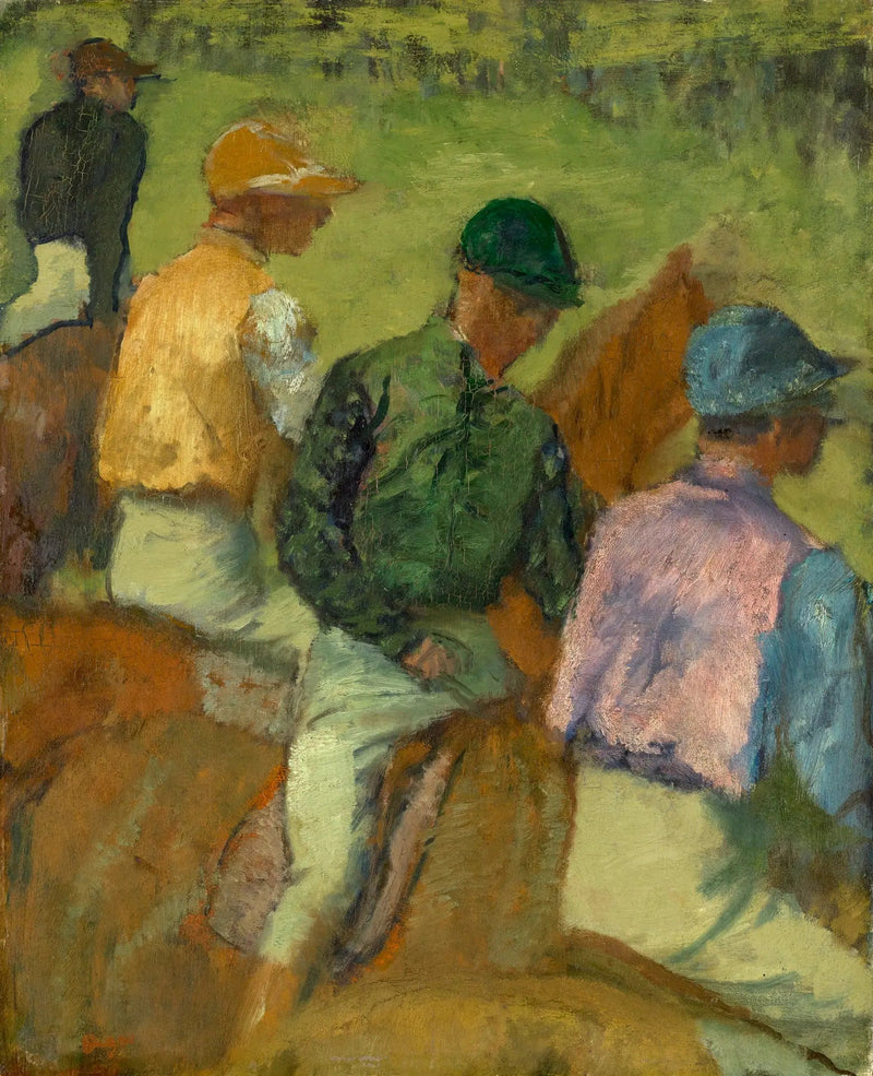 Czterech dżokejów - Edgar Degas